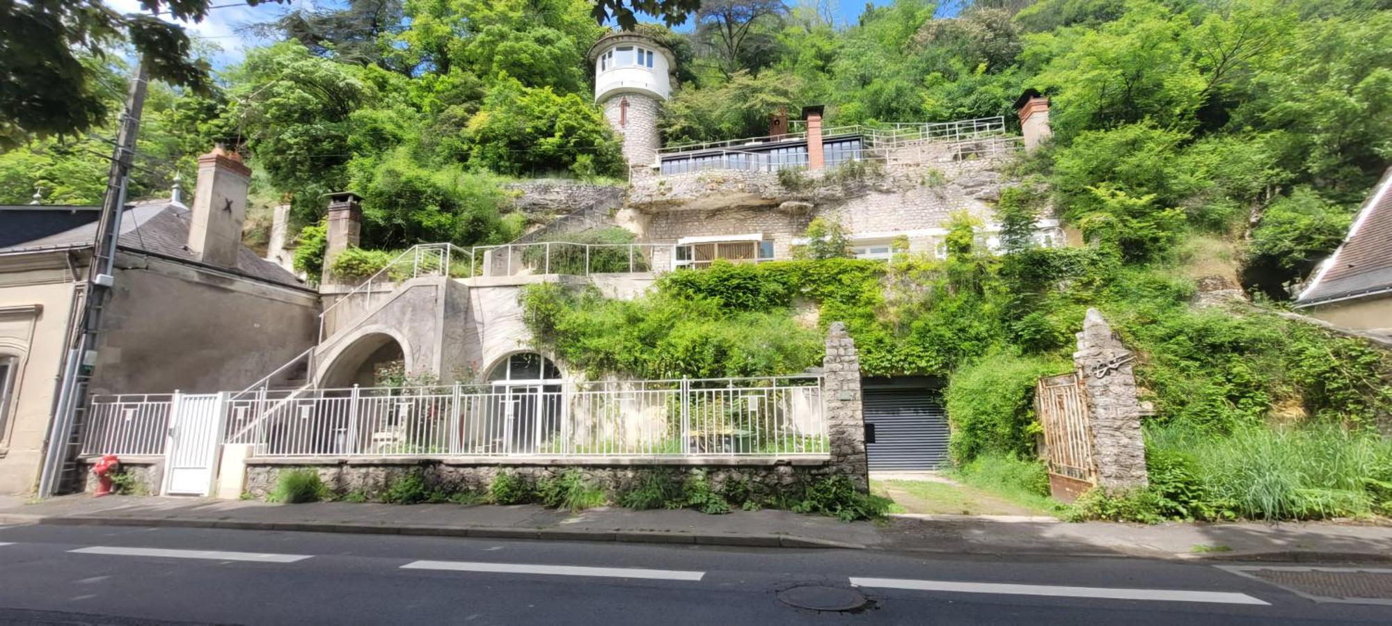 Troglodyte Baths Apartman Saint-Étienne-de-Chigny Kültér fotó